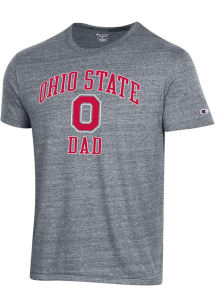 Ohio State Buckeyes Grey Champion Dad Number One Short Sleeve Fashion T Shirt