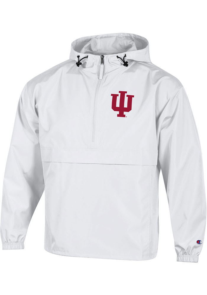 Champion Indiana Hoosiers Mens White Packable Light Weight Jacket