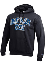 Champion Grand Valley State Lakers Mens Black Arch Twill Long Sleeve Hoodie