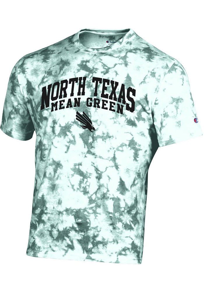 Champion North Texas Mean Green Teal Crush Tie Dye Short Sleeve T Shirt