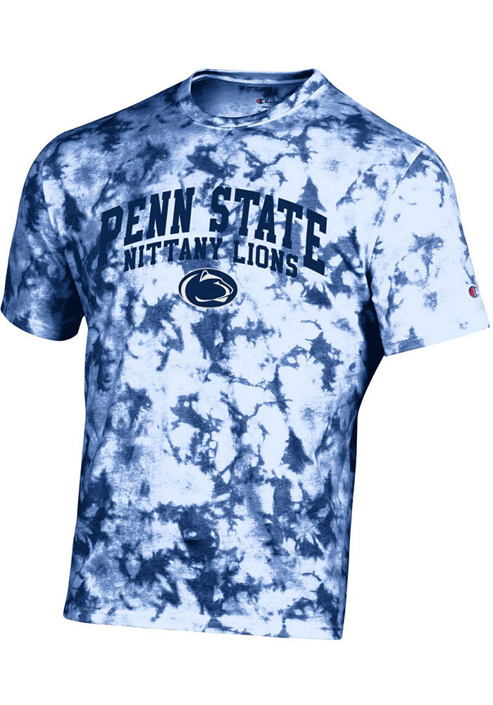 Champion Penn State Nittany Lions Blue Crush Tie Dye Short Sleeve T Shirt