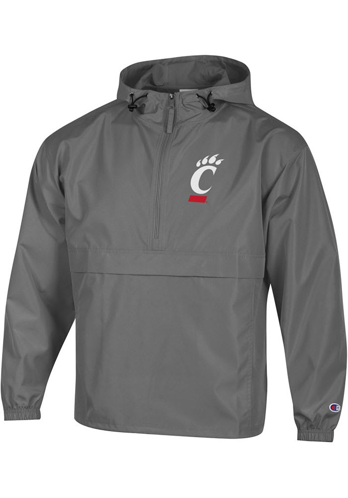 Champion Cincinnati Bearcats Mens Grey Primary Logo Light Weight Jacket