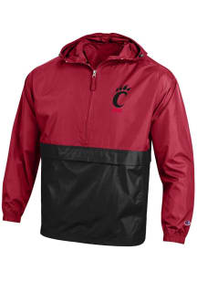Champion Cincinnati Bearcats Mens Red Primary Logo Light Weight Jacket