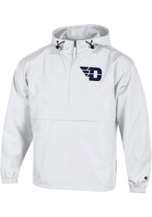 Champion Dayton Flyers Mens White Primary Logo Light Weight Jacket