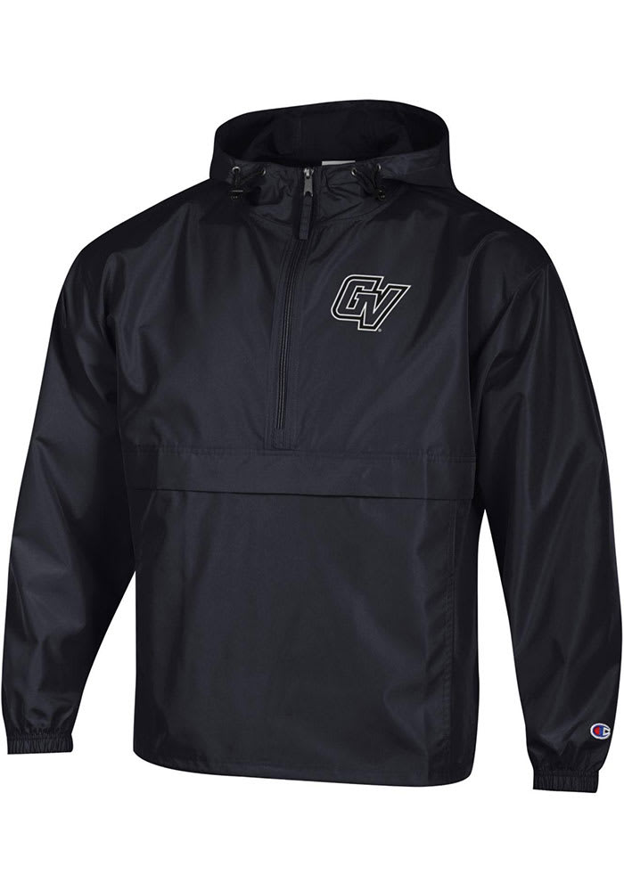 Champion Grand Valley State Lakers Mens Black Primary Logo Light Weight Jacket