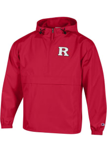 Mens Rutgers Scarlet Knights Red Champion Primary Logo Light Weight Jacket