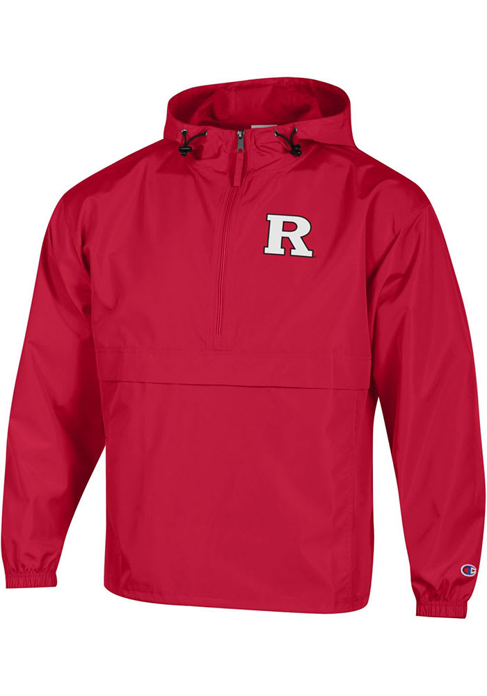 Champion Rutgers Scarlet Knights Mens Red Primary Logo Light Weight Jacket
