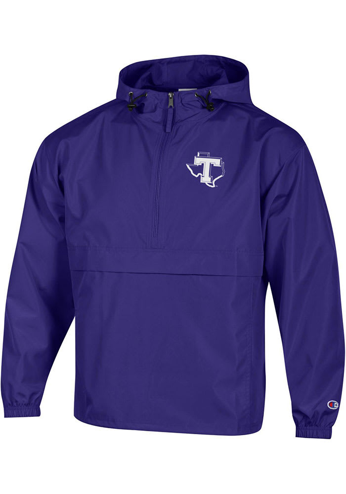 Champion Tarleton State Texans Mens Purple Primary Logo Light Weight Jacket