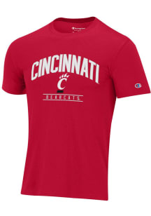 Champion Cincinnati Bearcats Red Stadium Short Sleeve T Shirt