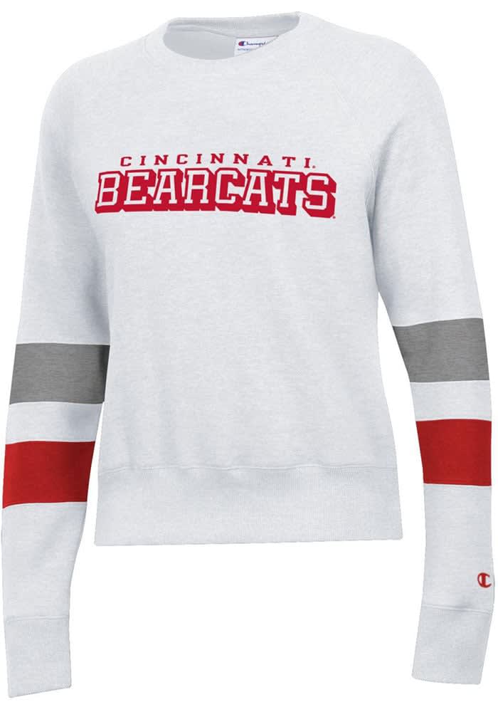 Men's Champion Red Cincinnati Bearcats Football Jersey Long Sleeve T-Shirt