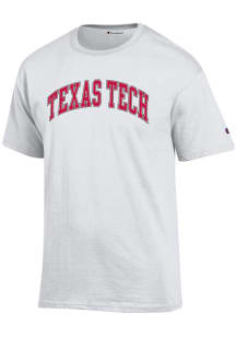 Champion Texas Tech Red Raiders White Arch Name Short Sleeve T Shirt
