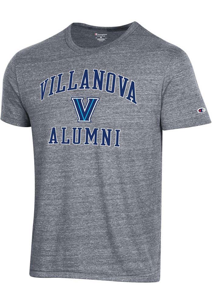 Champion Villanova Wildcats Grey Alumni #1 Short Sleeve Fashion T Shirt