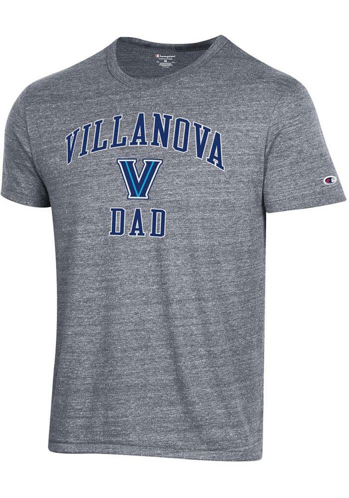 Champion Villanova Wildcats Grey Dad #1 Short Sleeve Fashion T Shirt