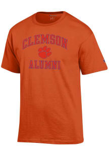 Champion Clemson Tigers Orange Alumni Number One Short Sleeve T Shirt