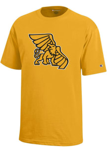 Champion Missouri Western Griffons Youth Gold Primary logo Short Sleeve T-Shirt