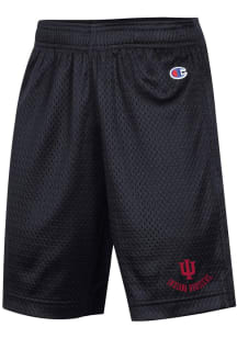 Champion Indiana Hoosiers Youth Black Primary Logo Shorts