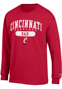 Champion Cincinnati Bearcats Red PILL DAD Long Sleeve T Shirt