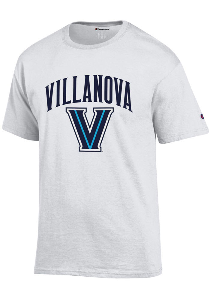 Champion Villanova Wildcats White Arch Mascot Short Sleeve T Shirt