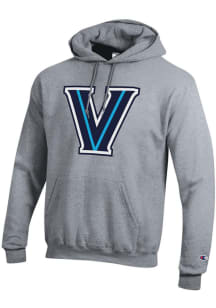 Champion Villanova Wildcats Mens Grey Primary Logo Long Sleeve Hoodie