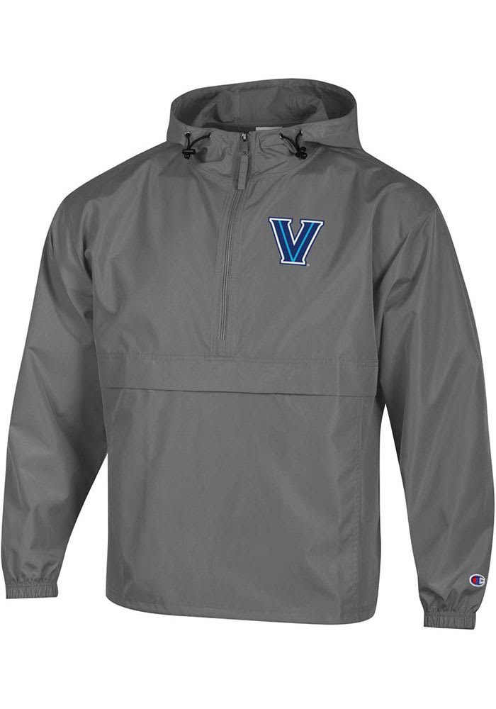 Champion Villanova Wildcats Mens Grey Packable Light Weight Jacket
