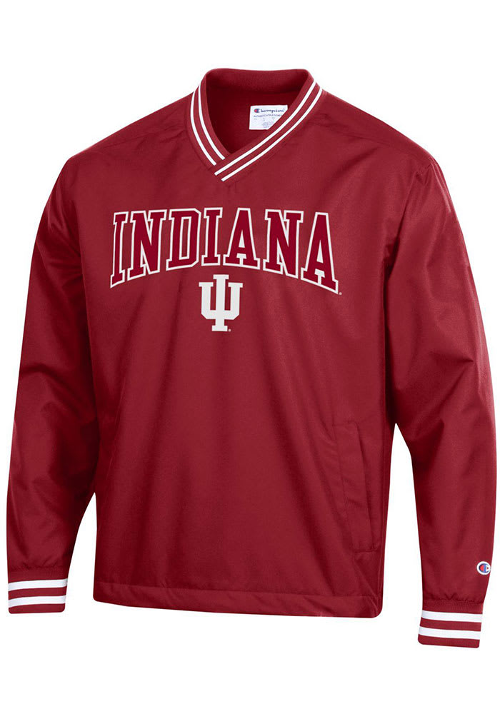 Champion Indiana Hoosiers Mens Red Scout Pullover Jackets