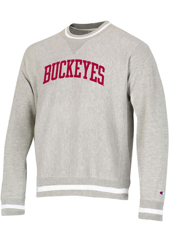 Champion Ohio State Buckeyes Vintage Wash Reverse Weave Sweatshirt - Grey
