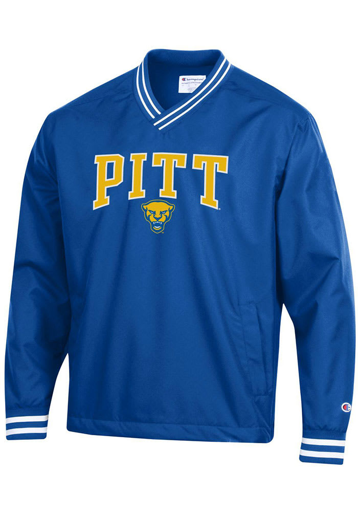 Champion Pitt Panthers Mens Blue Scout Pullover Jackets