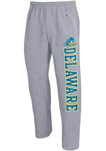 Champion Delaware Fightin' Blue Hens Mens Grey Logo Wordmark Sweatpants