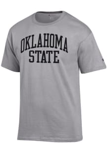 Champion Oklahoma State Cowboys Grey Arch Name Short Sleeve T Shirt