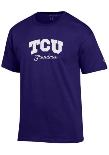 Champion TCU Horned Frogs Womens Purple Grandma Short Sleeve T-Shirt