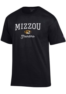 Champion Missouri Tigers Womens Black Grandma Short Sleeve T-Shirt