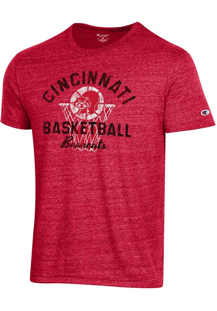 Champion Cincinnati Bearcats Retro Basketball Short Sleeve T Shirt