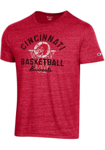 Champion Cincinnati Bearcats Red Retro Basketball Short Sleeve T Shirt