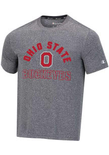Champion Ohio State Buckeyes Charcoal Stadium Impact Short Sleeve T Shirt