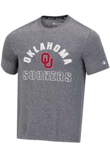 Champion Oklahoma Sooners Charcoal Stadium Impact Short Sleeve T Shirt