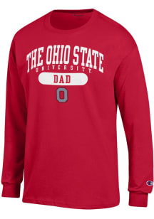 Champion Ohio State Buckeyes Red Pill Dad Long Sleeve T Shirt