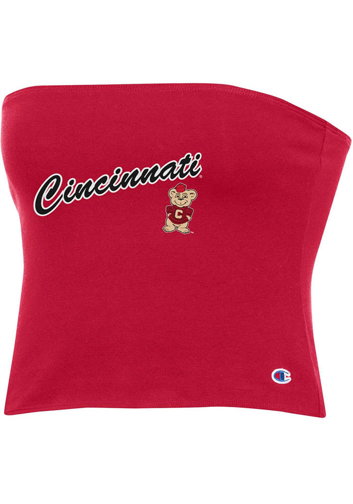 Champion Cincinnati Bearcats Womens Red Tube Tank Top
