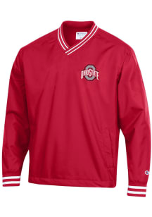 Champion Ohio State Buckeyes Mens Red Small Logo Pullover Pullover Jackets
