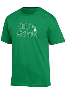 Champion Ohio State Buckeyes Green Saint Patricks Day Short Sleeve T Shirt