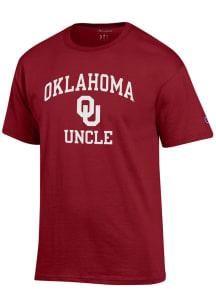 Champion Oklahoma Sooners Cardinal Uncle Number One Graphic Short Sleeve T Shirt