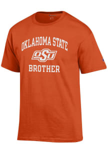 Champion Oklahoma State Cowboys Orange Brother Number One Graphic Short Sleeve T Shirt