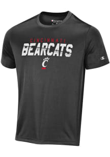 Champion Cincinnati Bearcats Black Stadium Impact Short Sleeve T Shirt