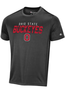 Champion Ohio State Buckeyes Black Stadium Impact Short Sleeve T Shirt