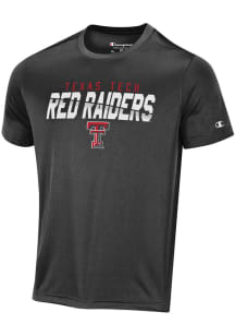 Champion Texas Tech Red Raiders Black Stadium Impact Short Sleeve T Shirt