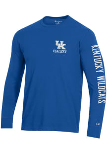 Champion Kentucky Wildcats Blue Stadium Long Sleeve T Shirt
