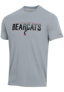 Champion Cincinnati Bearcats Grey Stadium Short Sleeve T Shirt