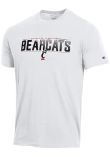 Champion Cincinnati Bearcats White Stadium Short Sleeve T Shirt
