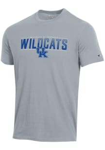 Champion Kentucky Wildcats Grey Stadium Short Sleeve T Shirt