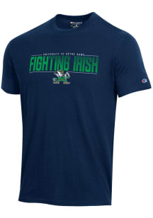 Champion Notre Dame Fighting Irish Navy Blue Stadium Short Sleeve T Shirt