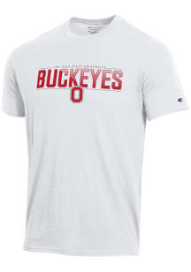 Champion Ohio State Buckeyes White Stadium Short Sleeve T Shirt